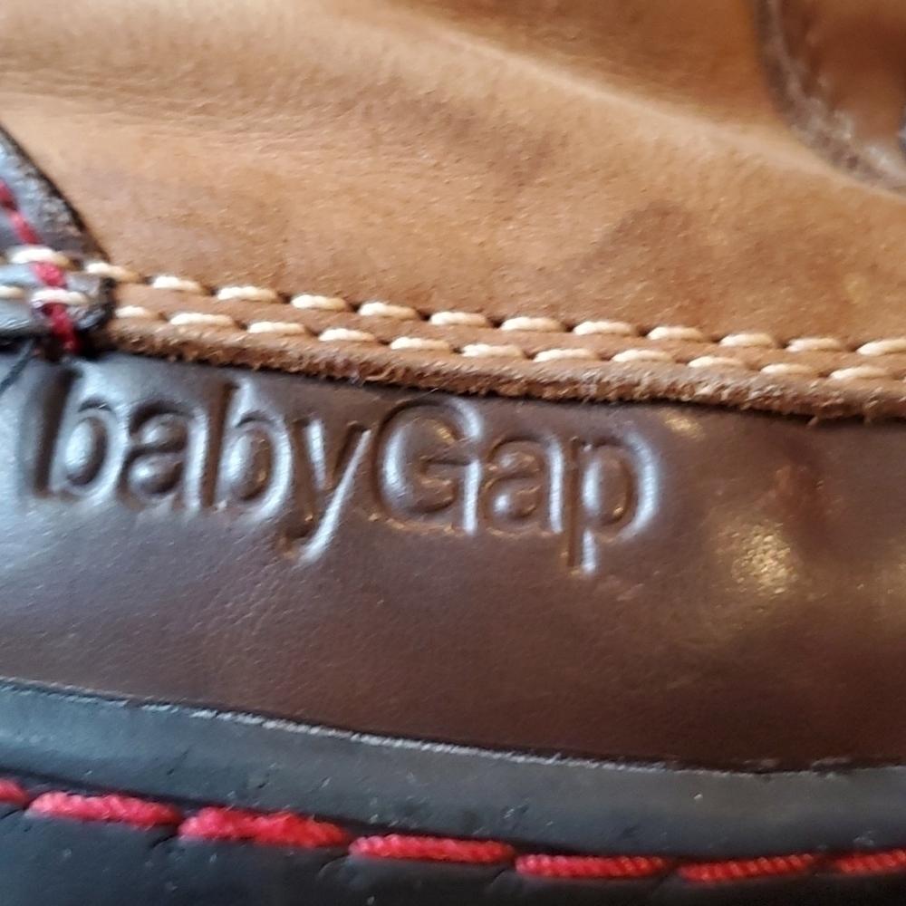 GAP Kids Boots with Faux Fur Lining - Brown and Red - Picture 10 of 10